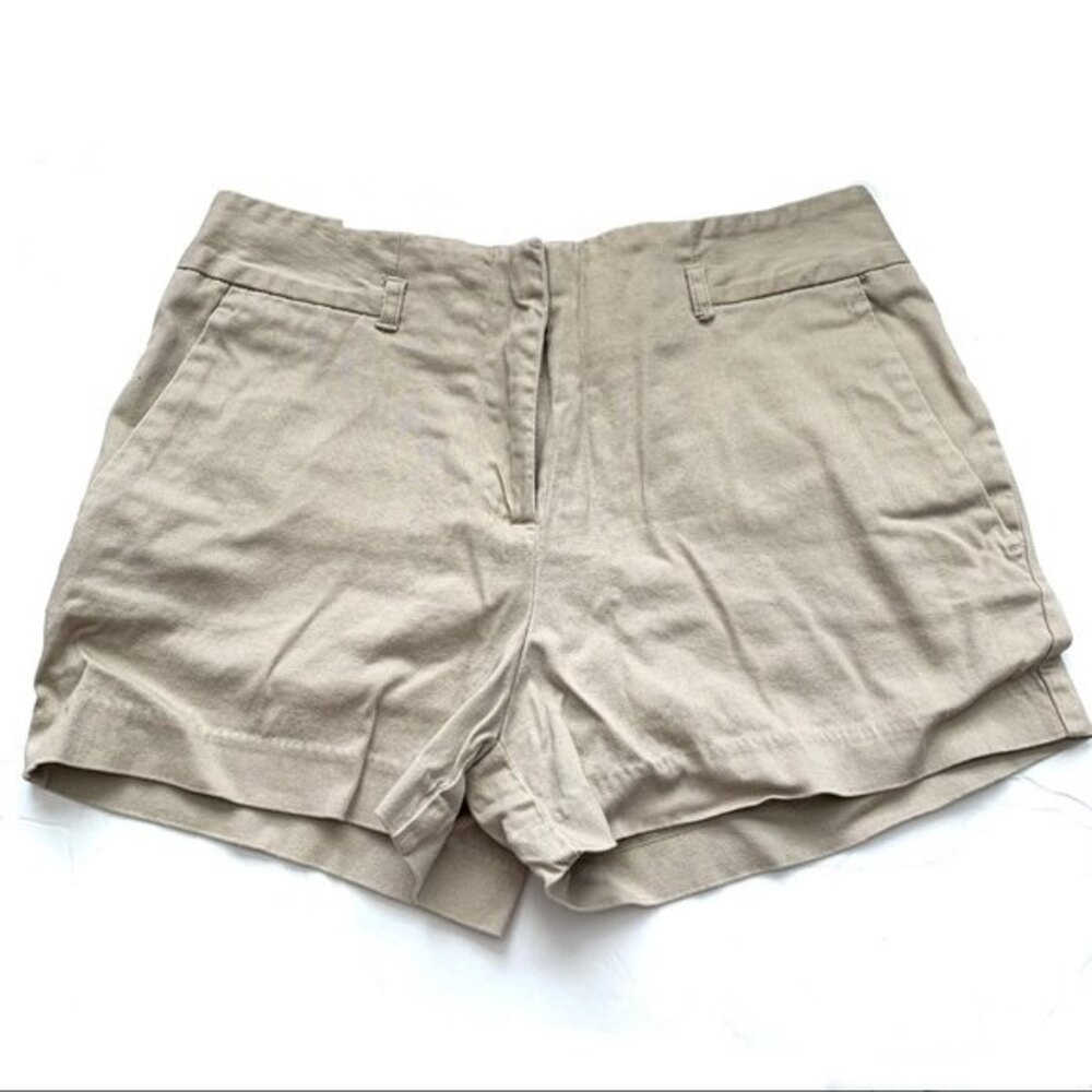 Forever 21 Cream High Waist Dress Shorts Career Minimalist Capsule Women size XS